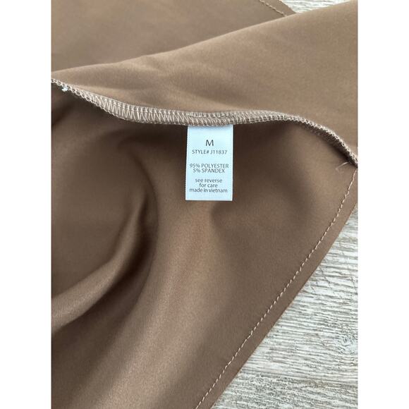 Active USA Vegan Suede Brown Duster Jacket M - Picture 3 of 4